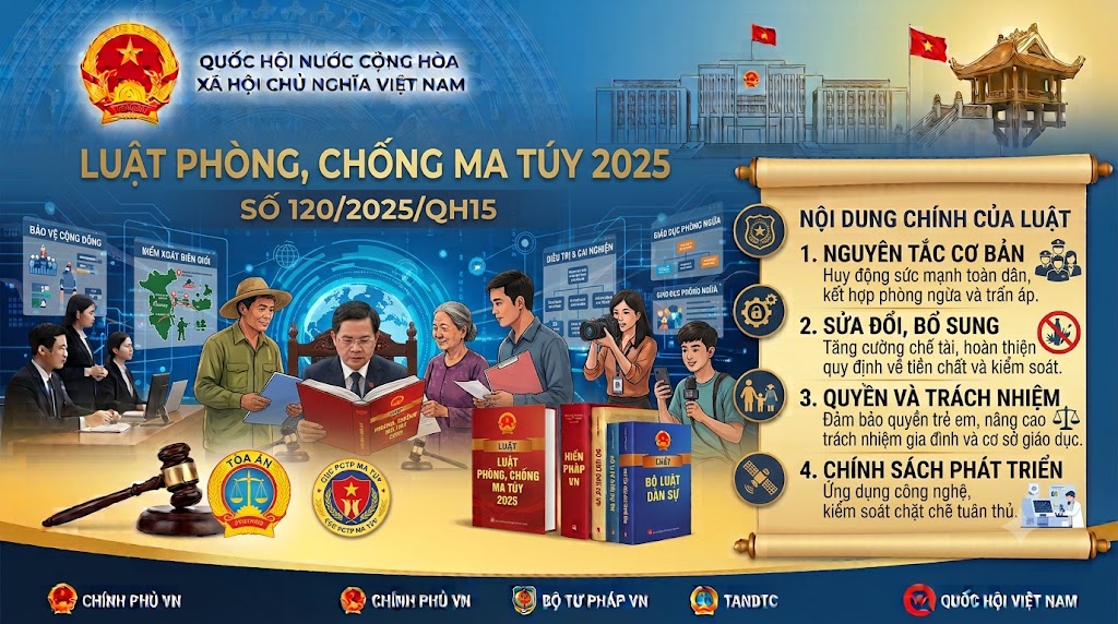 Luật Phòng, chống ma túy 2025, số 120/2025/QH15